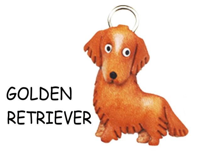 ゴールデンレトリーバー 犬 ペーパーナイフ レターオープナー 本革製 Vanca メール便無料