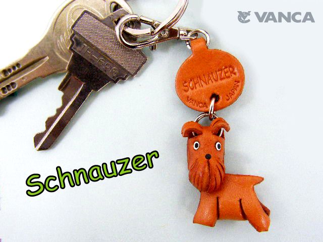 VANCA（バンカクラフト）革物語　レザー犬キーホルダー　